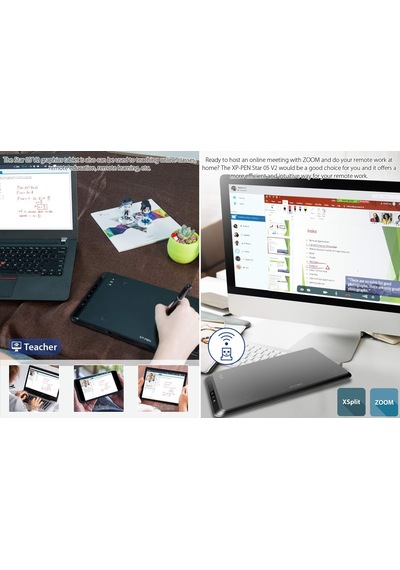 Xp-pen Star 05 V2 Kablosuz Wireless Grafik Tablet