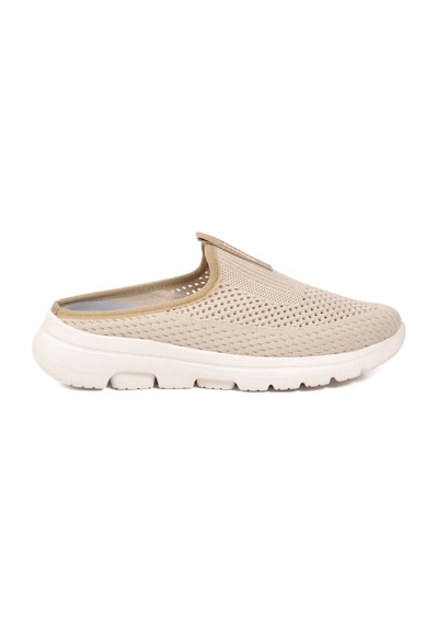 Noka Bej Fileli Hafif Unisex Terlik Nina G