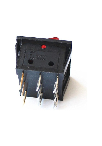 Kcd3 Üçlü Işıklı On-Off Anahtar 9 Pin
