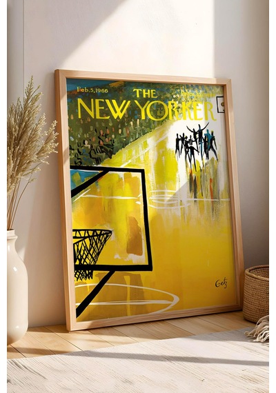 The New Yorker Çerçeveli Tablo February 5 1966