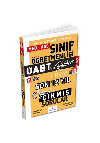 2026 Öabt Meb-ags Nin Rehberi Sınıf Öğretmenliği Çıkmış Sorular Son 12 Yıl Çözümlü - Hüs