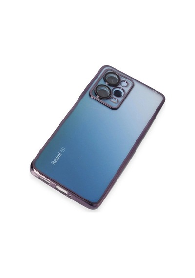 Redmi Note 12 Pro 5g Kılıf Lensli Silikon - Mor İtdark28739