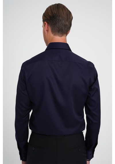 Efor Slim Fit %100 Pamuk Non Iron Kumaş Klasik Lacivert Gömlek Gk 734 Lacivert Efor Slim Fit %100 Pamuk Non Iron Kumaş Klasik Lacivert Gömlek Gk 734 Lacivert