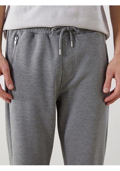 Lcwaıkıkı Classic Gri Standart Kalıp Erkek Jogger Eşofman Altı