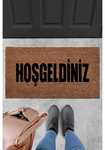 Evaşk Kapı Önü Paspası Vinil Tabanlı Kıl Ko Ko Paspas Cc470 Camel