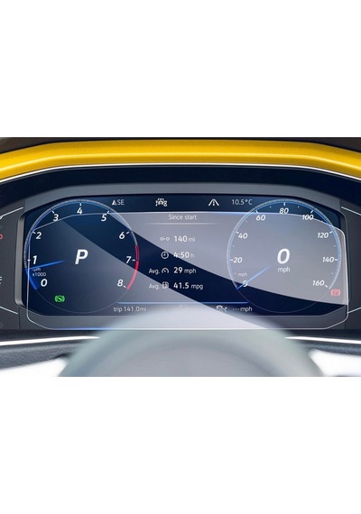 Vw Troc Dijital Gösterge Ekran Koruyucu - Kırılmaz Şeffaf Nano Teknoloji