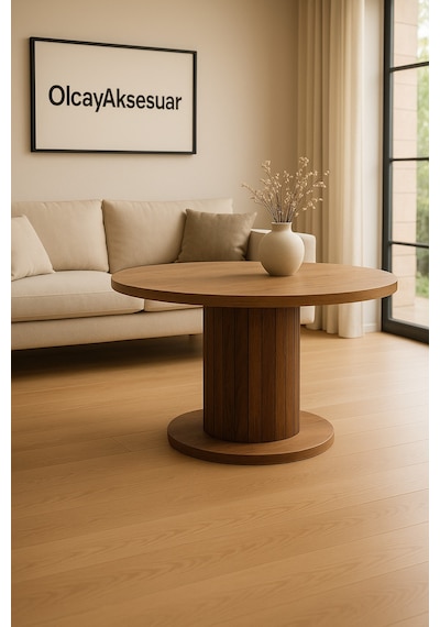 Güneş Model 90 Çaplı 75 Cm Yükseklikli 36mm Kalın Kenarlı Sandalye Yok Yuvarlak Yemek Mas Kahverengi Güneş Model 90 Çaplı 75 Cm Yükseklikli 36mm Kalın Kenarlı Sandalye Yok Yuvarlak Yemek Mas Kahverengi