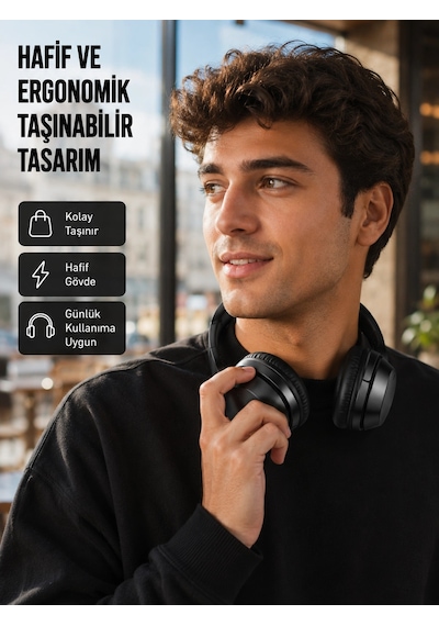 Zenvia Modern Cihazlarla Uyumlu Kablolu Kulaklık Yüksek Ses Kalitesi, Gürültü Azaltıcı Mikrofon Yeni Nesil Zn