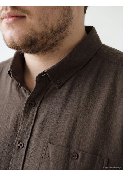 Lcwaıkıkı Classic Kahverengi Regular Fit Poplin Erkek Gömlek Lcwaıkıkı Classic Kahverengi Regular Fit Poplin Erkek Gömlek