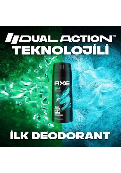 Erkek Sprey Deodorant Apollo 48 Saat Etkileyici Koku Vücut Spreyi 150 Ml