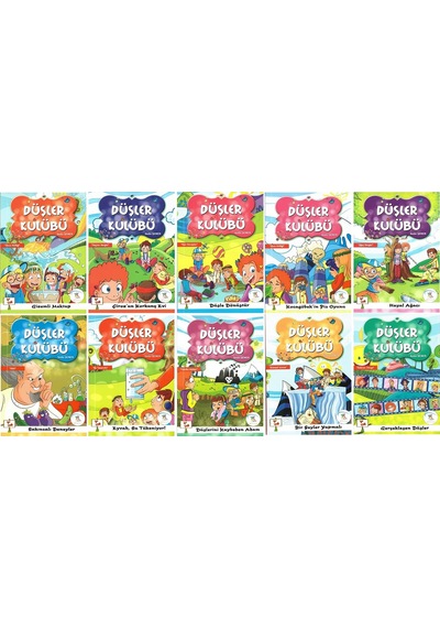 3 .sınıf Öğrencileri İçin Zevkle Okuyacağı 10 Lu Hikaye Seti Kitap Okuma Not Defteri Hediyeli