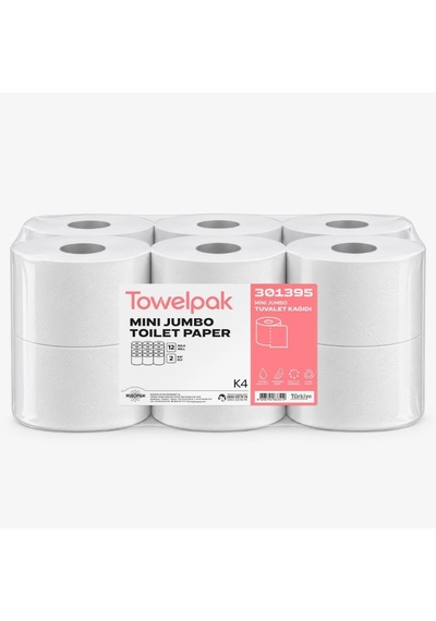 301395 Towelpak Mini Jumbo Tuvalet Kağıdı K-4