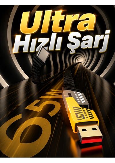 65w Hızlı Şarj Kablosu 4in1 - Araçta Kullanıma Uygun - Type-c To Usb - Type-c To Lightning 27w Pd Destekli - İphone Android Macbook Uyumlu