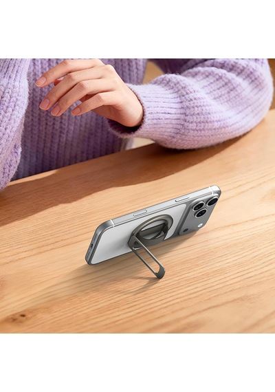 Magsafe Uyumlu Çok Açılı Stand Ve Konforlu Silikon Parmak Tutucu