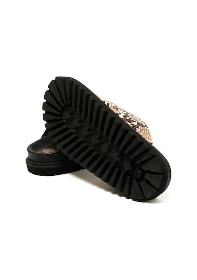 Terlik Kadın Galıa G106282 Genuins Vegan Snake Camel Snake Camel