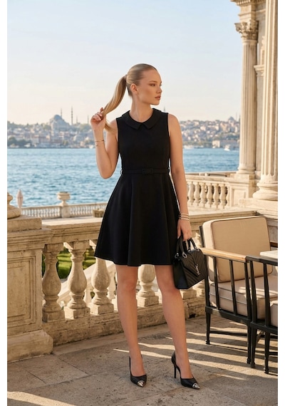 Lela Bayan Elbise 6525740 Siyah