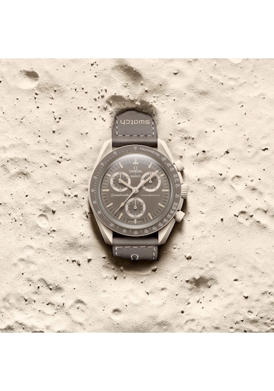Swatch Omega Moonswatch Mission On Earth - Desert So33t103 Bej