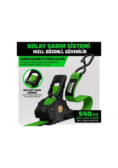 Otomatik Gergi Kayışı 2,5cm X 3 M 4'lü Set 22659587