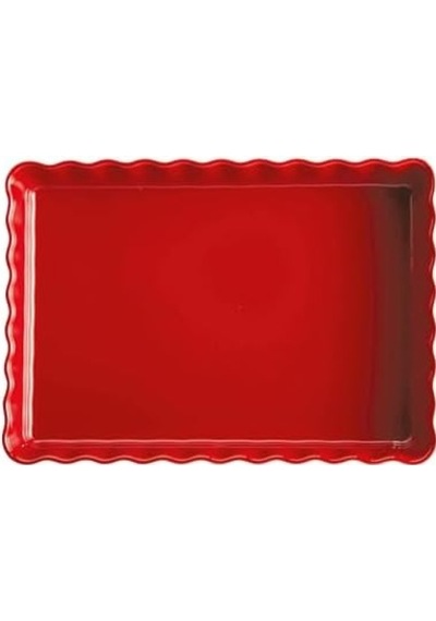 Henry Fırın Kabı Dikdörtgen 24 X 33 Cm Kırmızı/burgundy Siyah
