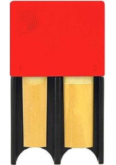 D\'addario Sib Klarnet Soprano Ve Alto Saksafon Kamışı Kutusu - Kırmızı