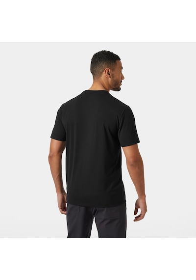 Helly Hansen Skog Recycled Graphic Erkek T-shirt-32453 Siyah