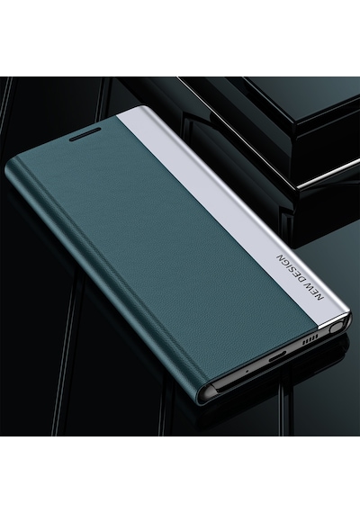 Xiaomi Redmi Note 10s / Poco M5s 4g / Note 10 4g İçin Standlı Pu Deri Kaplamalı Pc Telefon Kılıfı Kabuğu