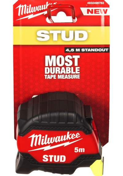 Milwaukee Şerit Metre Stud 3. Nesil 5m/33mm 4932498763 5