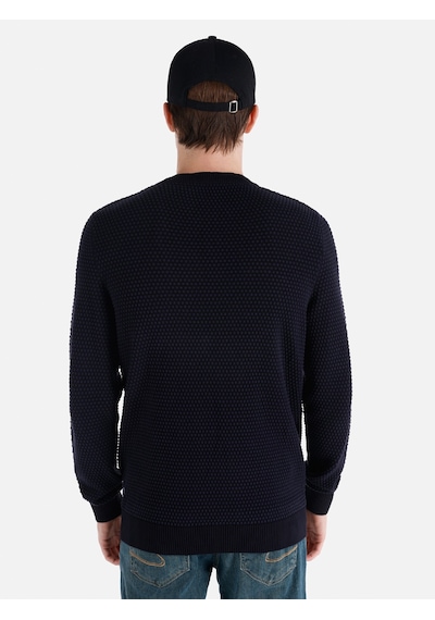 Colin's Colins Regular Fit Bisiklet Yaka Lacivert Erkek Kazak Cl1065803 Lacivert