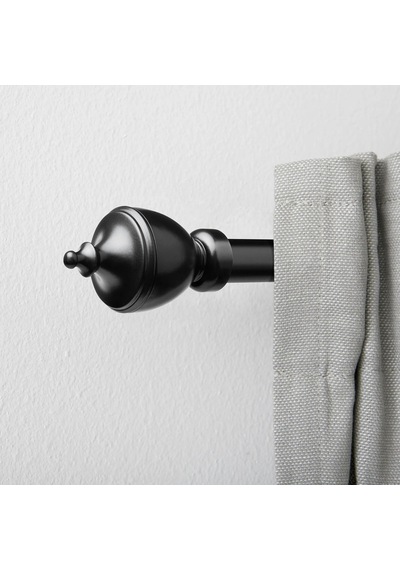 Ikea Stınksyska Korniş Ucu 60 Mm Siyah