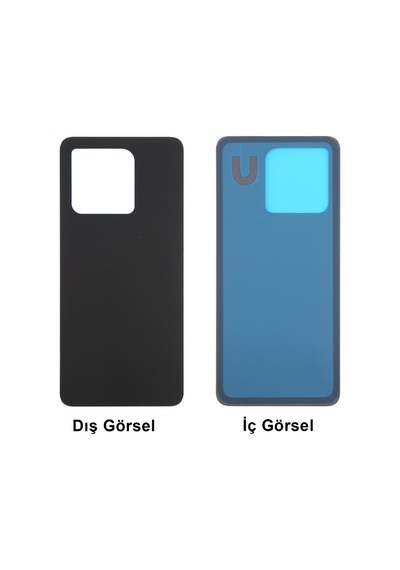 Teknonet Xiaomi Mi 14t Uyumlu Batarya Kapağı - Siyah Siyah