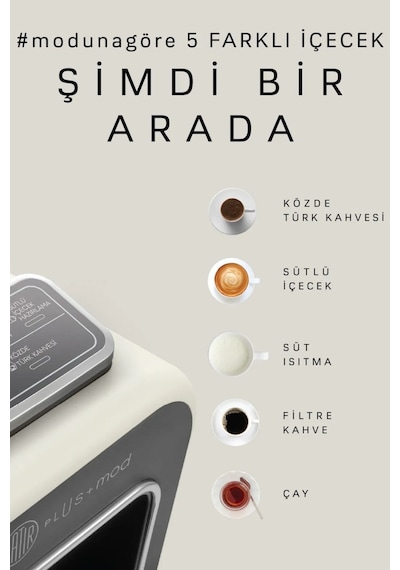 Karaca Hatır Plus Mod 5 In 1 Konuşan Kahve ve Çay Makinesi