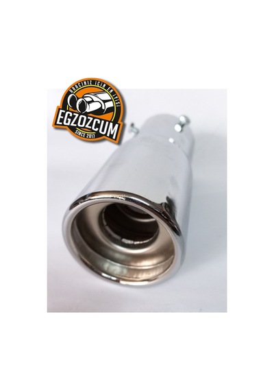 60 Mm. Islık Sesli Egzoz Eksoz Ucu Sök Tak Çift Vidalı