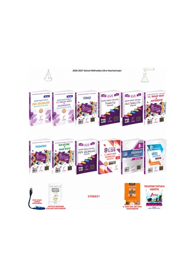 Karekök 8. Sınıf Lgs Tüm Dersler Konu Anlatımı 12 Kitap Seti