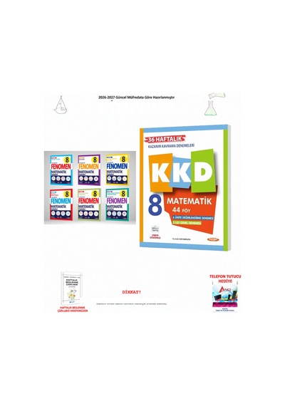 Fenomen 8. Sınıf Matematik Fasikül Ve Kkd Seti