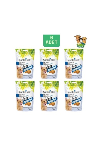 Garden Mix Ton Balıklı Içi Dolgulu Kedi Ödül Maması 60gr - 6 Adet