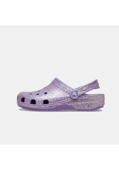 Crocs Classic Fantasy Glitter Clog Kız Çocuk Terlik 212561 Mor