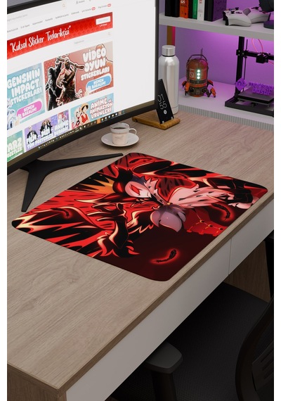 Helluva Boss Kaymaz Dikişli Kauçuk Oyuncu Mousepad V2 - 48x40 Xl Gaming Mouse Pad Fare Altlığı