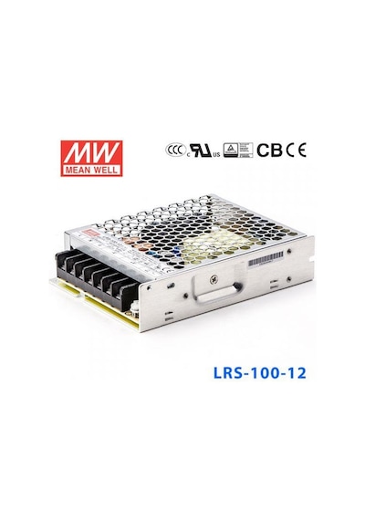 Meanwell Lrs-100-12 100W 8,5 Amper Led Trafo Adaptör Güç Kaynağı