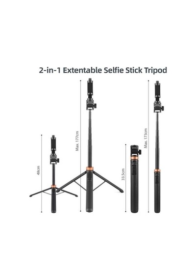 M080 Telefon Tutacaklı Uzaktan Kumandalı Selfie Tripod