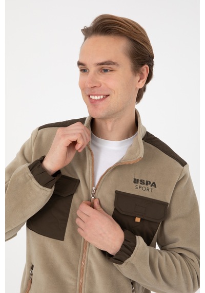 U.s. Polo Assn. Erkek Açık Haki Hırka Örme 50309979-vr183 Acık Hakı