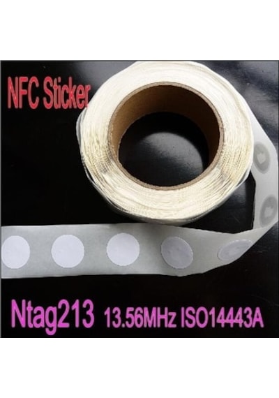 Boş 13.56Mhz Ntag213 Nfc 213 Programlanabilir Sticker.. 100 Adet
