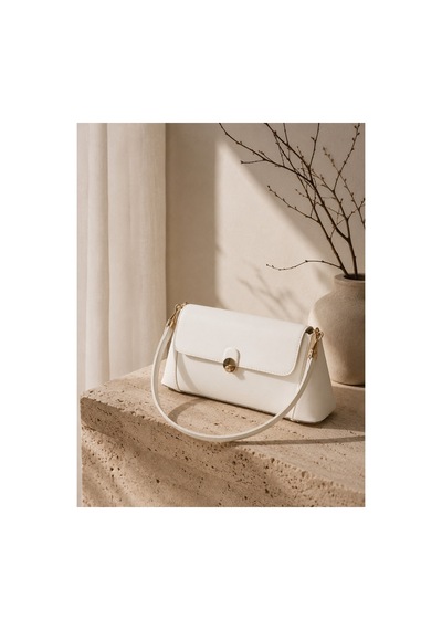 Nura Collection Beyaz Kadın Morgana El Ve Omuz Çantası Beyaz - 893521603 Beyaz