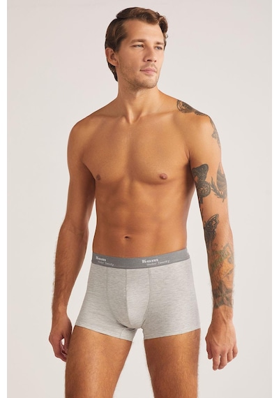 Pierre Cardin Kom Tight Gri 2'li Şort Boxer 2'li Avantajlı Paket Gri