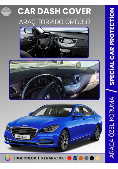 Hyundaı Genesıs Bh Kasa 2008-2014 Torpido Örtüsü Ön Panel Halı Torpido Koruma Tam Uyum - 150 Stiloto