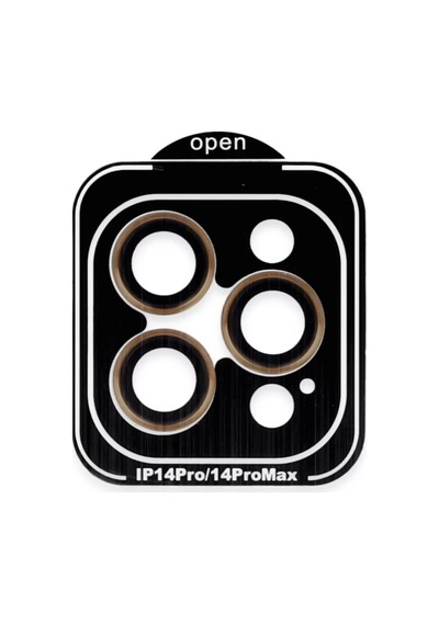iPhone Uyumlu 15 Pro Max Pvd Metal Kamera Lens - Turuncu