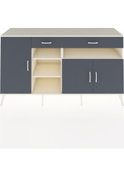 Hyperion Konsol 5 Raflı 2 Çekmeceli 3 Kapaklı 176x44x99 Aytaşı-antrasit Aytası/antrasıt - Aytası Hyperion Konsol 5 Raflı 2 Çekmeceli 3 Kapaklı 176x44x99 Aytaşı-antrasit Aytası/antrasıt - Aytası