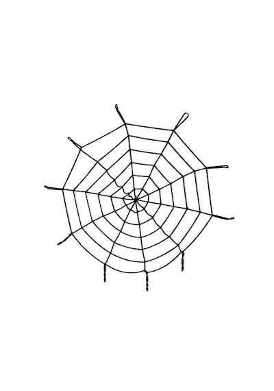 Halloween Cadılar Bayramı Örümcek Ağ Dekor Siyah 1.5 Metre 5690 "