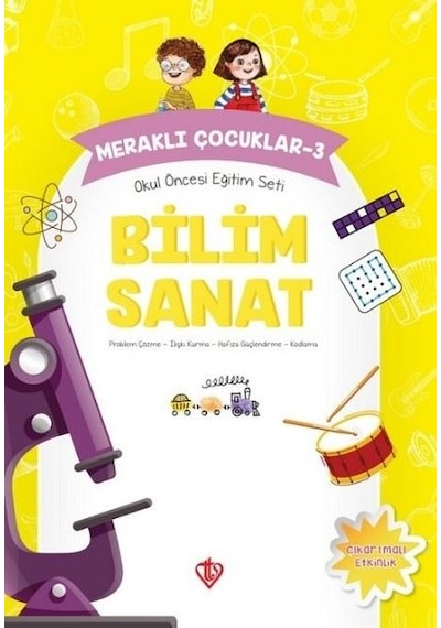 Meraklı Çocuklar 3 - Okul Öncesi Eğitim Seti - Bilim Sanat - Gülnihal Özkan - Türkiye Diyanet Vakfı Yayınları