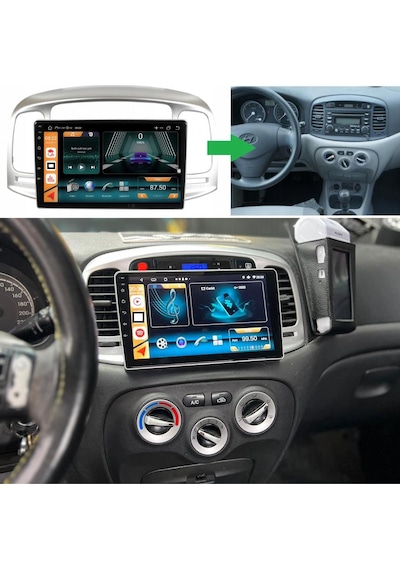 Hyundai Accent Era Android Multimedya Sistemi 4-64 For-x 2006-2012