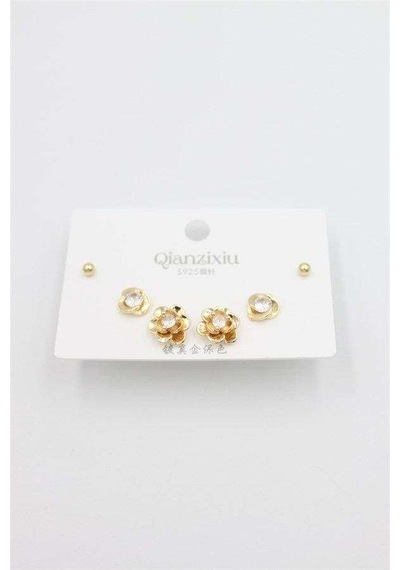 Çoklu Set Küpe - Altın Renk: Altın Diğer 08278650